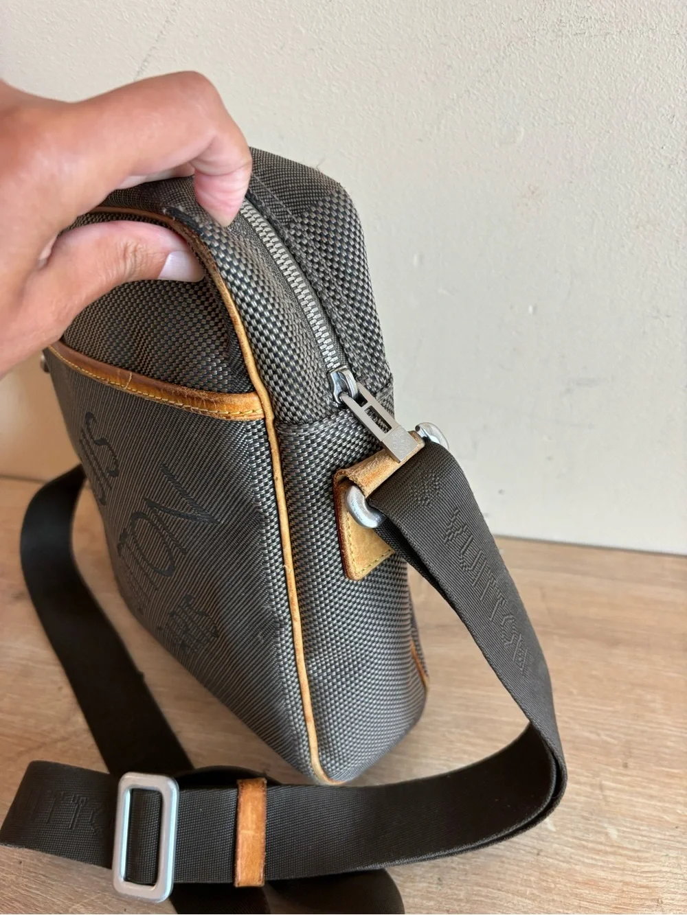 Louis Vuitton Brown and Black Messenger Bag